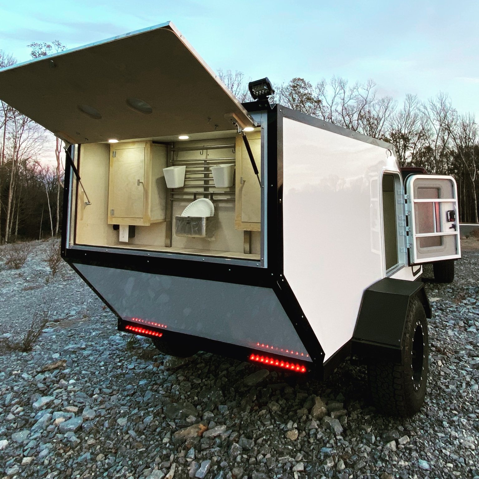White Camper Galley